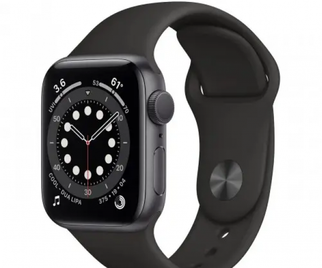 Apple Watch 6 40mm GPS Space Gray Aluminum Case w. Black Sport Band (MG133) б/у